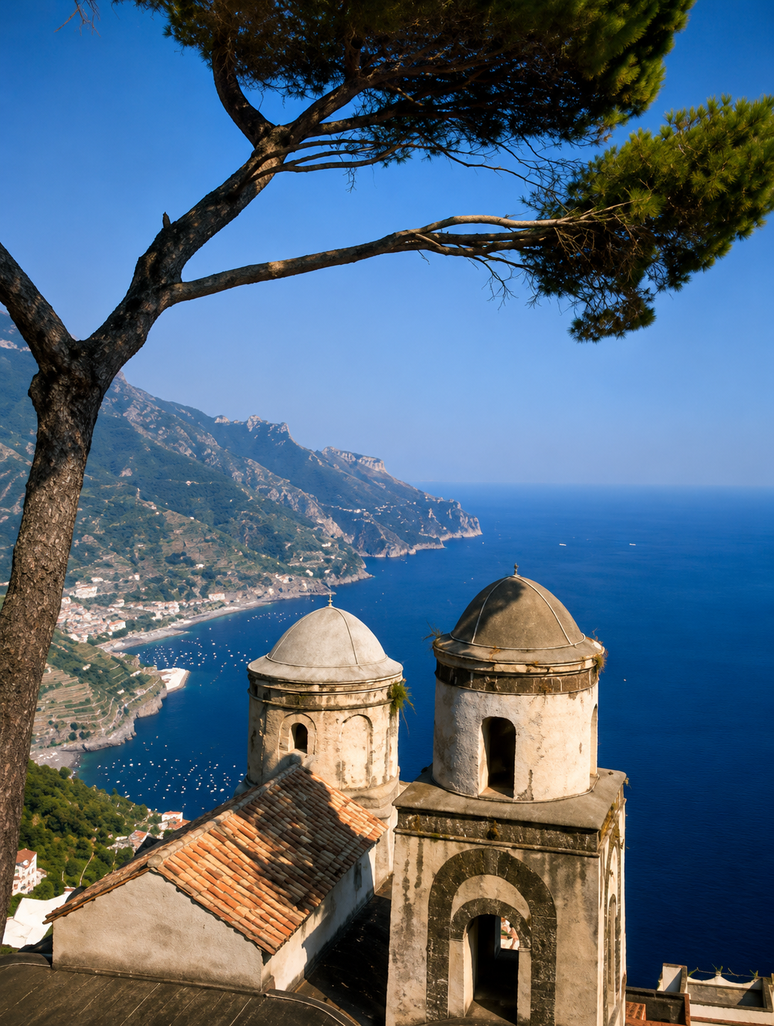 Villa Ruffolo – Veduta del Golfo di Salerno